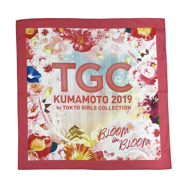 【TGC KUMAMOTO×鶴屋】 大判ハンカチーフ