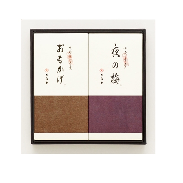 【とらや】中形羊羹 化粧箱 2本入<阿波の風>