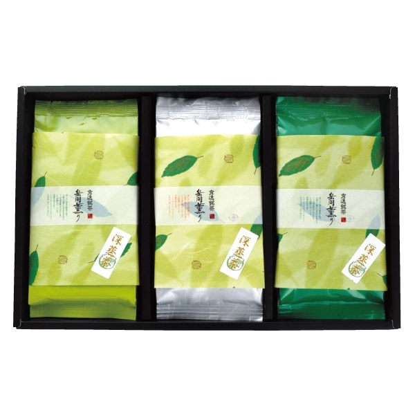 【鹿北・岳間茶】深蒸し茶(180g×3本組)(114044)