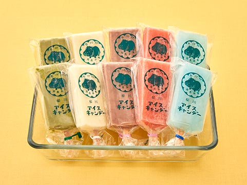 【九旬／福岡】「椛島氷菓」カバ印のアイスキャンデー10本セット　＜産地直送・送料込み＞