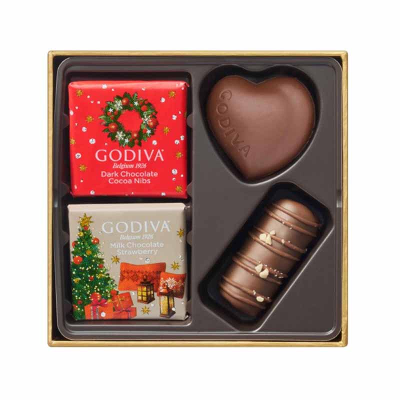 【ゴディバ】ゴディバ ブッシュ ド ノエル アソートメント 4粒入<常温便>