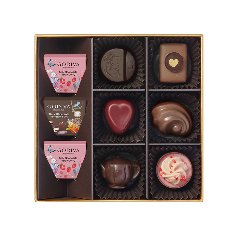 【ゴディバ】アリスのティーパーティ アソートメント 9粒入