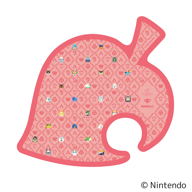 【ゴディバ】ゴディバ meets どうぶつの森 アソートメント/Pink 6粒入 ティーマットセット