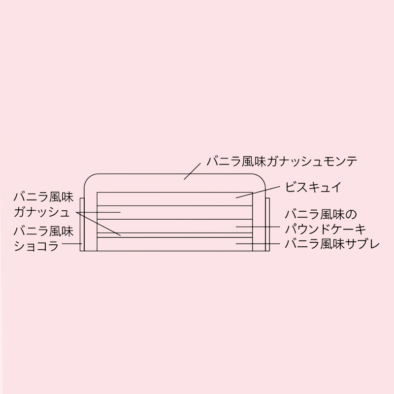 <店頭お渡し>【ピエール・エルメ・パリ】アンフィニマン ヴァニーユ クール メレ<お渡し日:12月24日(木)のみ>