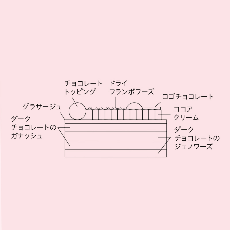 <店頭お渡し>【ゴディバ】ゴディバ ル グランド ショコラ ケーキ<お渡し日:12月24日(木)のみ>