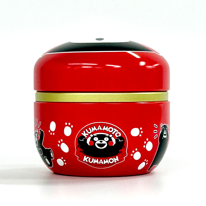 【鶴御縁】くまモン缶緑茶ティーバッグ(抹茶入)
