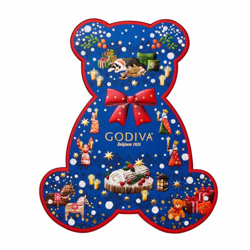 【ゴディバ】ゴディバ ブッシュ ド ノエル ベア セレクション 7粒入<常温便>