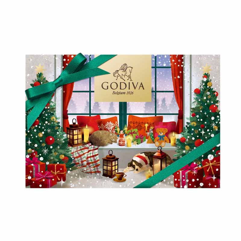 【ゴディバ】ゴディバ ブッシュ ド ノエル カレアソートメント 6枚入 <常温便>
