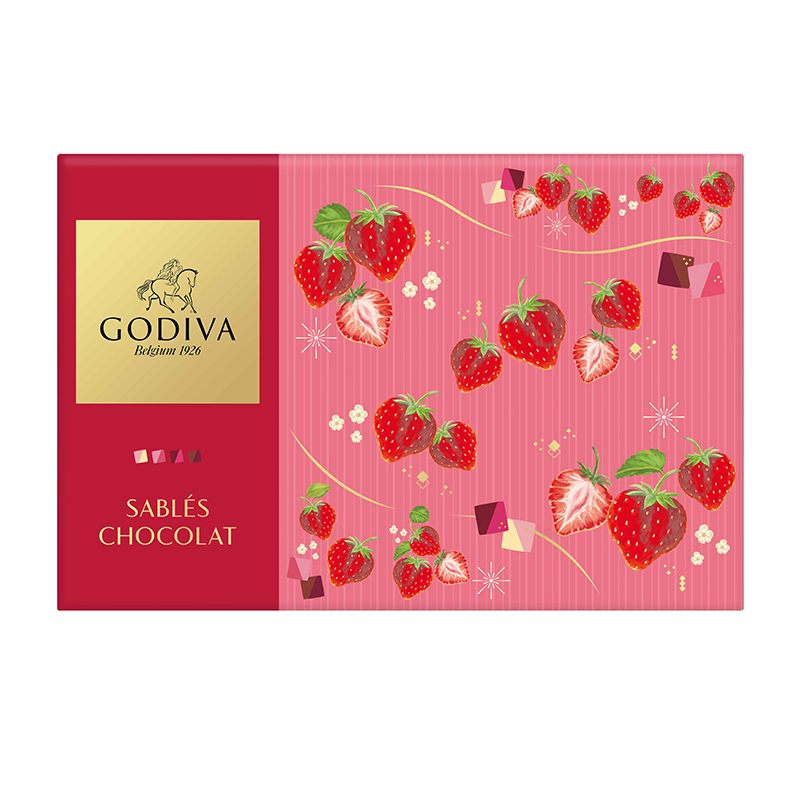 【ゴディバ】サブレショコラ ストロベリー アソートメント 14個入