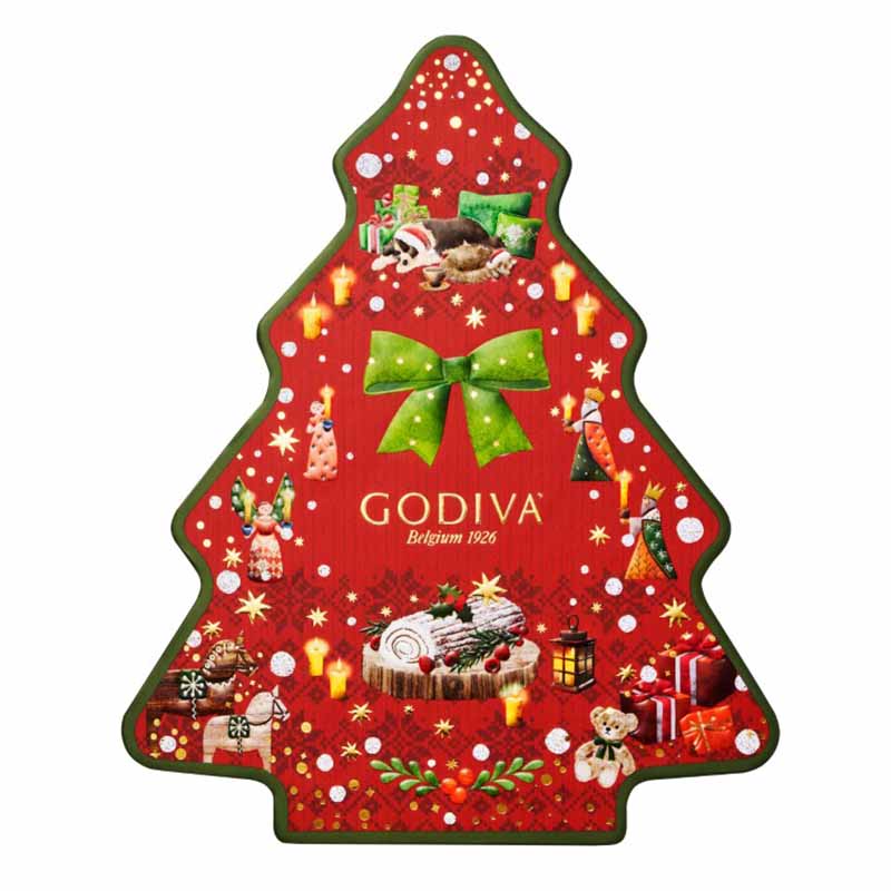 【ゴディバ】ゴディバ ブッシュ ド ノエル ツリー セレクション 10粒入 <冷蔵便>