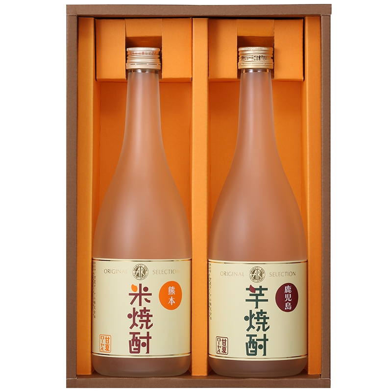 【甘夏ローヤル】「旨酒」 熊本・米焼酎 鹿児島・芋焼酎セット