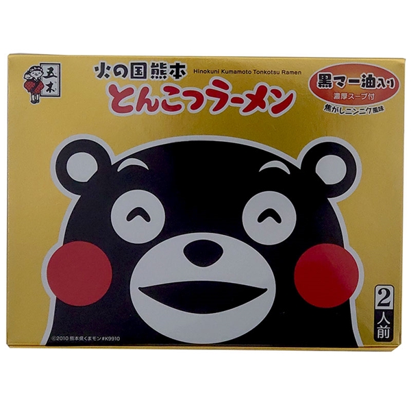 【五木食品】火の国熊本 とんこつラーメン 2人前 <常温便>
