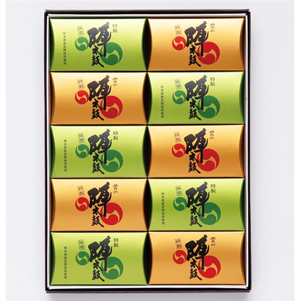 【お菓子の香梅】 特製陣太鼓2種20個入