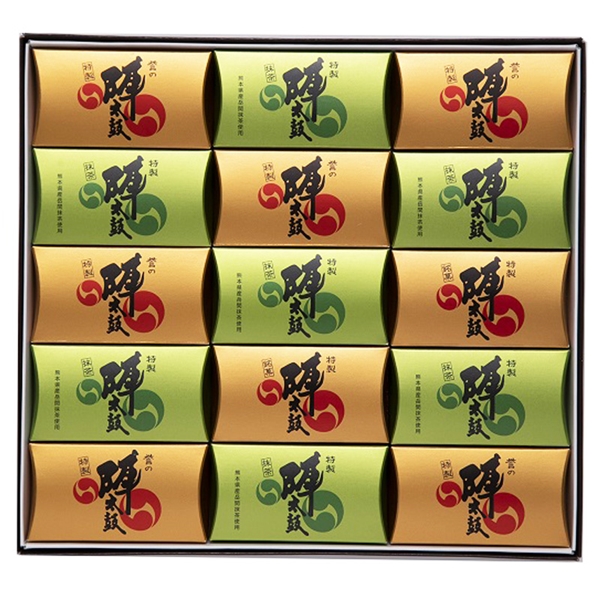 【お菓子の香梅】 特製陣太鼓2種30個入