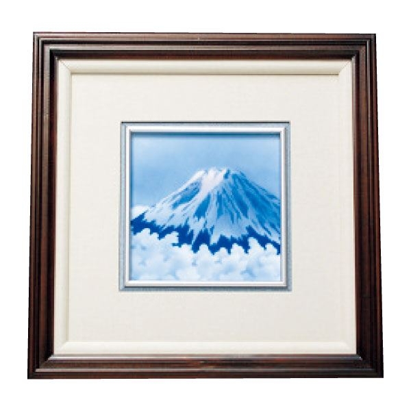 【深川製磁】富士山 正方型陶額
