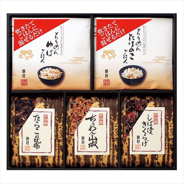 【京佃煮 野村】味の都路(混ぜご飯の素と佃煮詰合せ)<常温便>