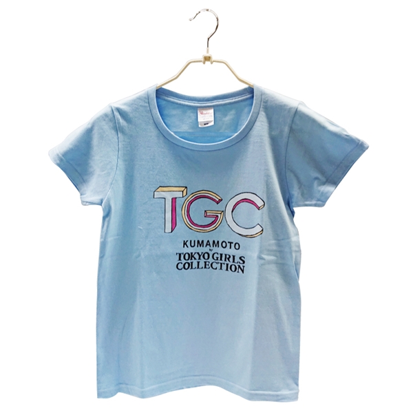 【TGC KUMAMOTO×鶴屋】Tシャツ ライトブルー(M)