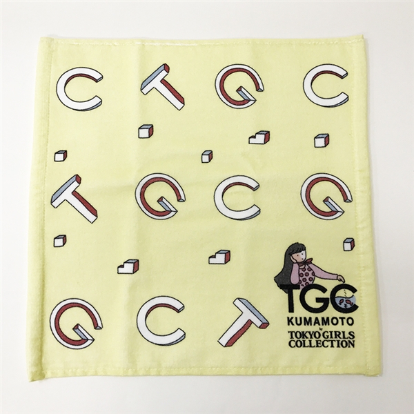 【TGC KUMAMOTO×鶴屋】 ハンドタオル(黄色)