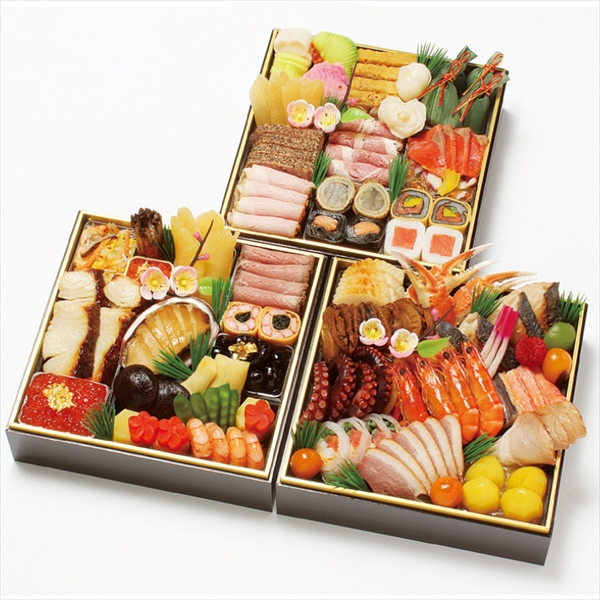 <店頭受取>わらびの里 和洋風料亭おせち三段重