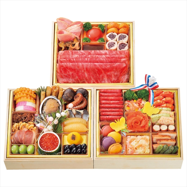 <店頭受取>京乃百年洋食 和洋三段重