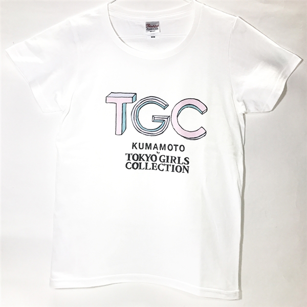 【TGC KUMAMOTO×鶴屋】Tシャツ(レディス) <Mサイズ カラー:白>