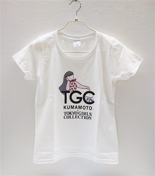 【TGC KUMAMOTO×鶴屋】Tシャツ(レディス) <Mサイズ カラー:白>