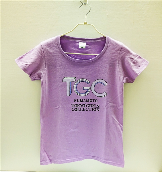 【TGC KUMAMOTO×鶴屋】Tシャツ(レディス) <Mサイズ カラー:パープル>