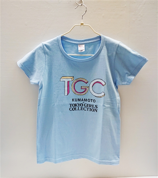 【TGC KUMAMOTO×鶴屋】Tシャツ(レディス) <Mサイズ カラー:ブルー>