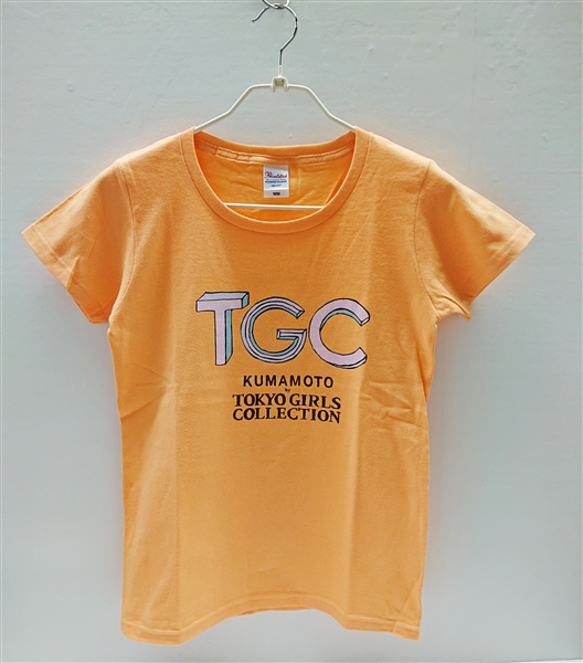 【TGC KUMAMOTO×鶴屋】Tシャツ(レディス) <Mサイズ カラー:オレンジ>