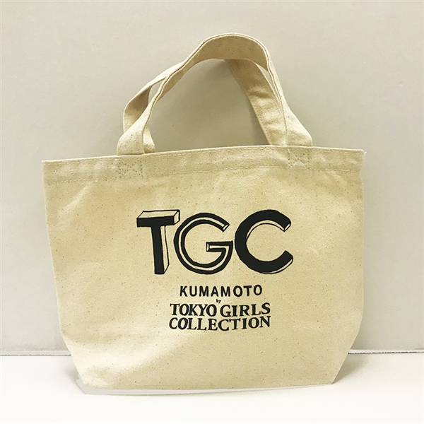 【TGC KUMAMOTO×鶴屋】トートバッグ/Sサイズ <ナチュラル/手書き>