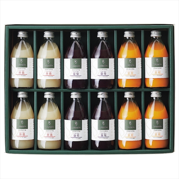 日本橋 千疋屋総本店 ストレートジュースセット 12本入