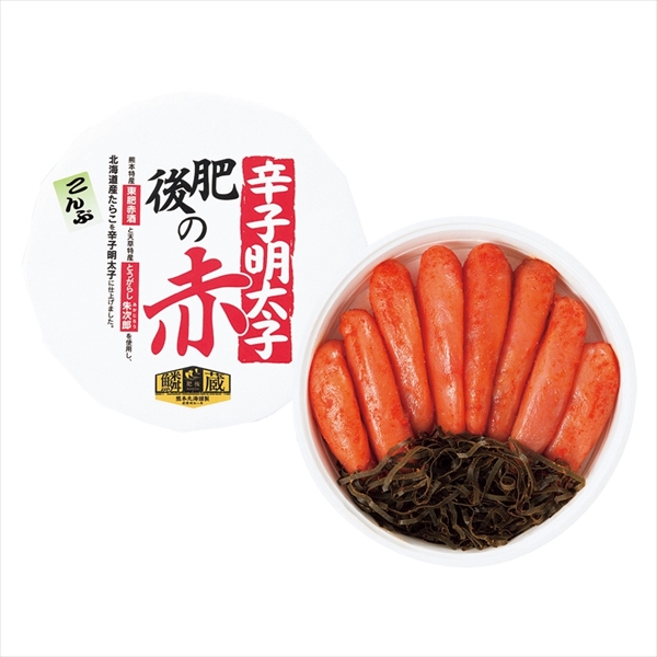 鱗蔵 北海道産昆布辛子明太子(肥後の赤)