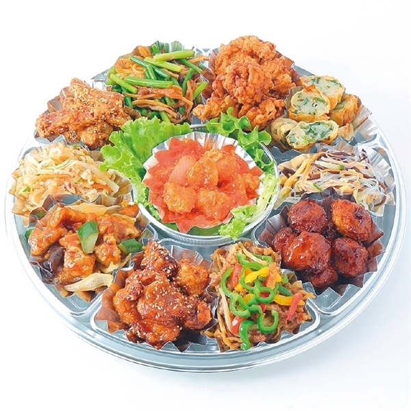 味オ−05【龍菜】中華オードブル(直径40cm、5〜6人前)