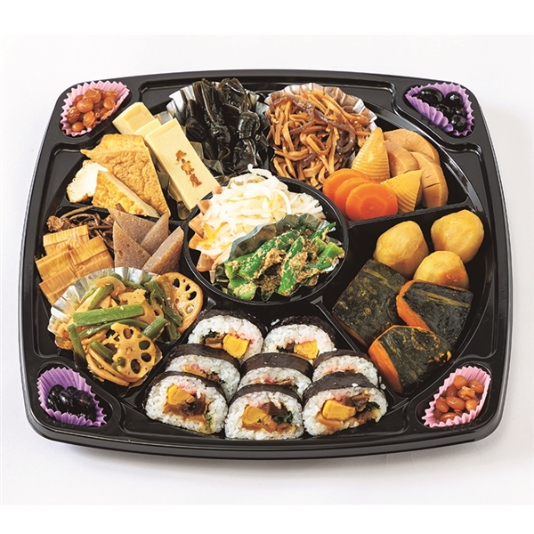 味オ−07【平家屋】煮しめオードブル(38×38cm、3〜4人前)
