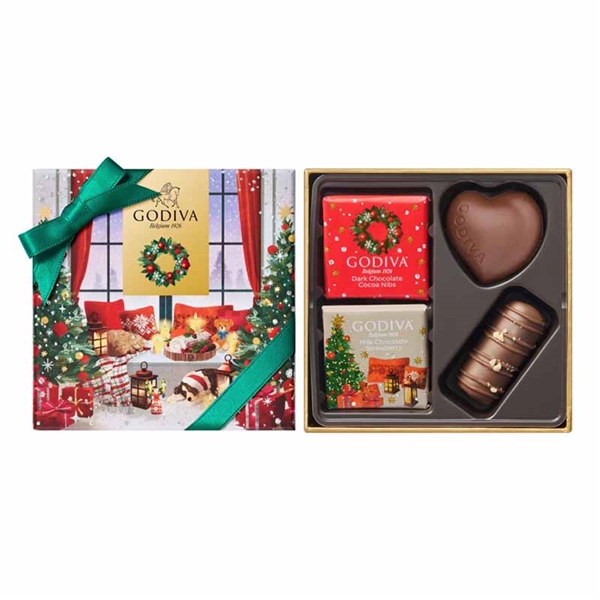 【ゴディバ】ゴディバ ブッシュ ド ノエル アソートメント 4粒入<常温便>