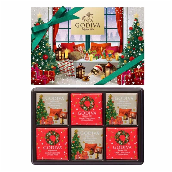 【ゴディバ】ゴディバ ブッシュ ド ノエル カレアソートメント 6枚入 <常温便>