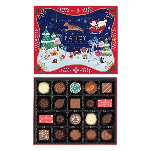 【メリーチョコレート】クリスマスファンシーチョコレート 20個