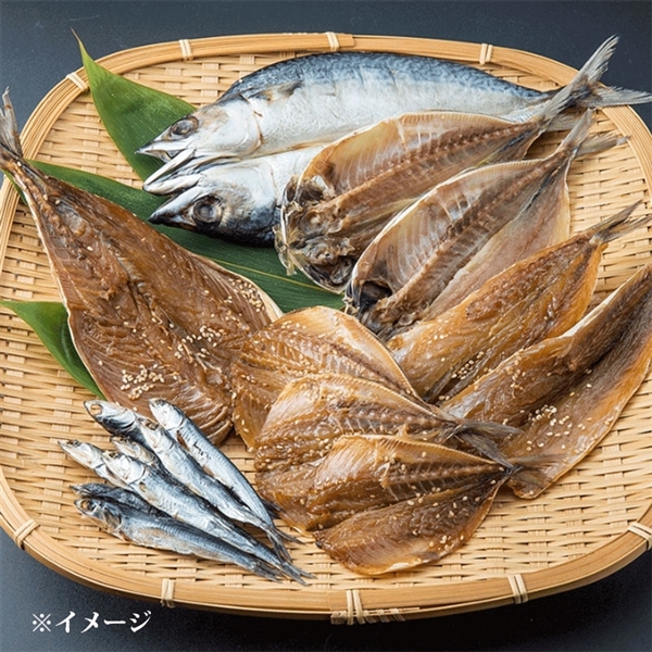 【霜村商店】真鯛カマ味醂干し入り 霜村商店の干物セット <冷凍便>