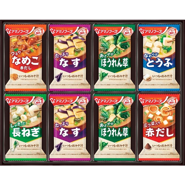 【24】 アマノおみそ汁24食 (常温便)