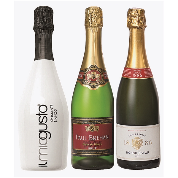 【50】 イタリア&フランススパークリングワイン3本セット (常温便)