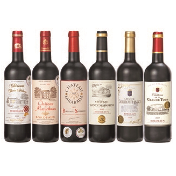<完売>【51】フランスボルドー金賞受賞赤ワイン6本セット<常温便>