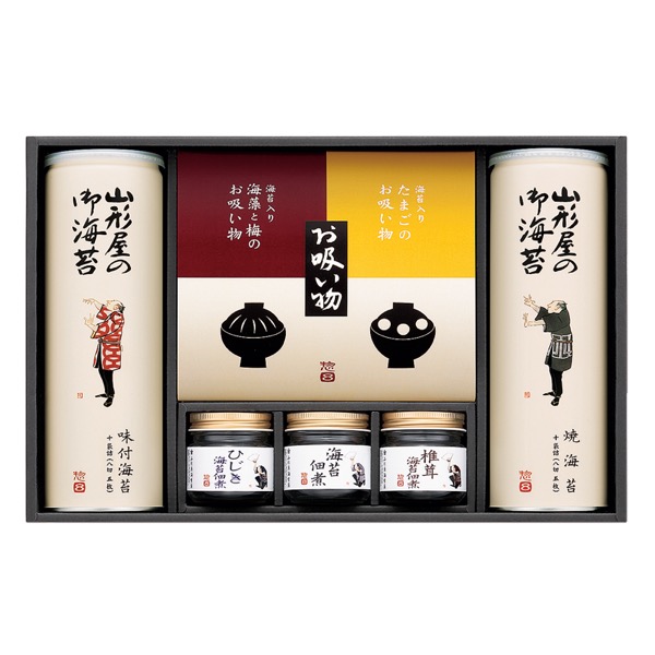 <7月以降お届け>山形屋海苔店 海苔・佃煮・お吸物詰合せ<常温便>