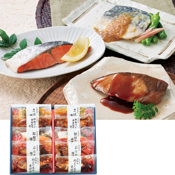 <7月以降お届け>氷温熟成 煮魚・焼き魚詰合せ(華−hana−)<冷凍便>