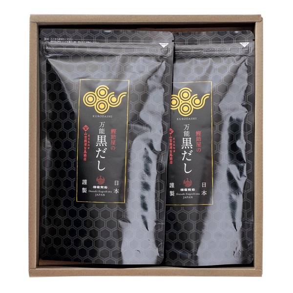 <7月以降お届け>山吉國澤百馬商店 黒だし2袋セット<常温便>
