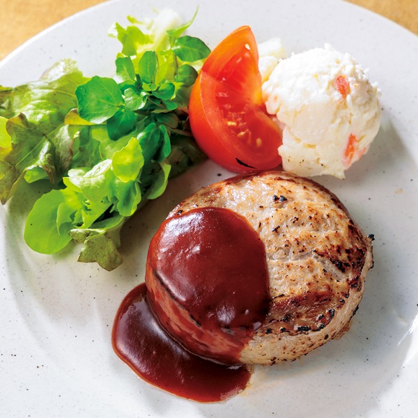 <7月以降お届け>「加茂川」熊本県産豚肉ハンバーグ<産直・送料込み>