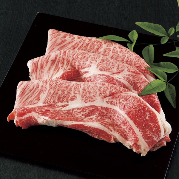 <7月以降お届け>「加茂川」熊本県産 味彩牛 肩ロースすき焼<産直・送料込み>