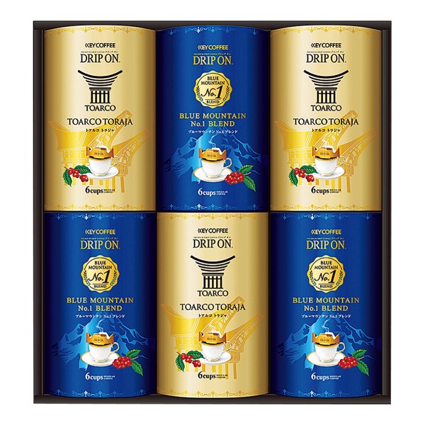 <7月以降お届け>キーコーヒー ドリップオン トアルコトラジャ&ブルーマウンテンセレクションギフト<常温便>