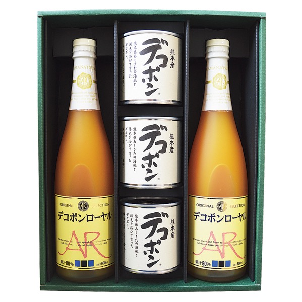 <7月以降お届け>デコポンローヤル・デコポン缶詰合せ<常温便>