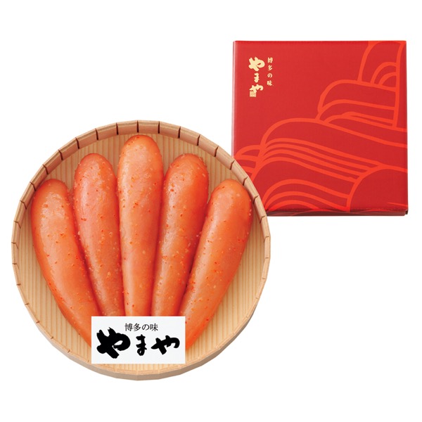 <7月以降お届け>やまや 純米大吟醸仕込辛子明太子〈無着色〉<冷蔵便>