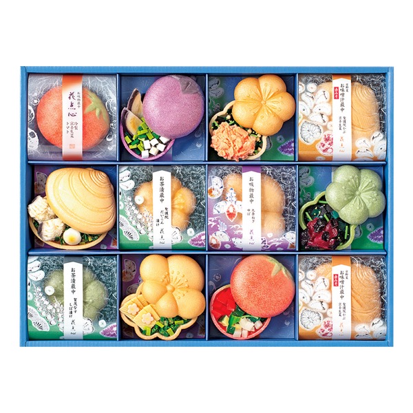 <7月以降お届け>京都・辻が花 京のお茶漬とお吸物 夏の彩り最中詰合せ<常温便>